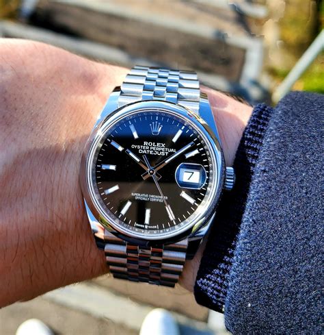 rolex most popular men's watches|Rolex datejust 36mm on wrist.